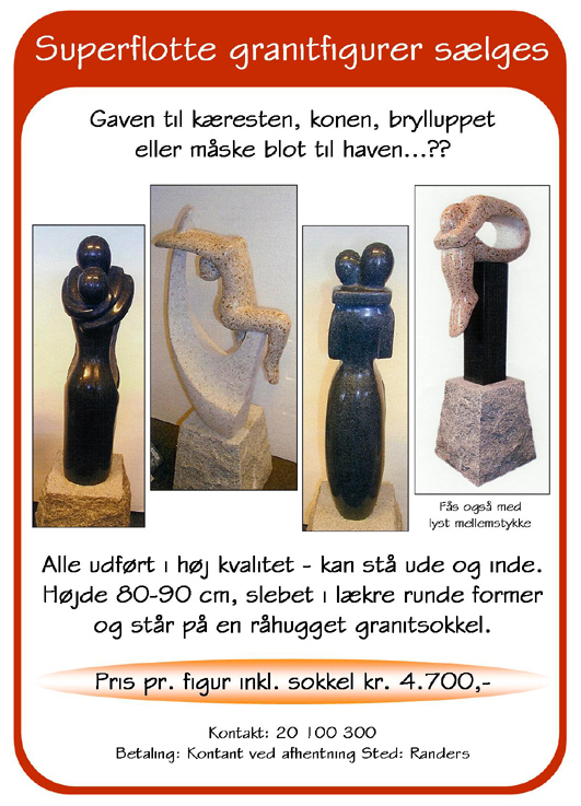 salg af granitfigurer